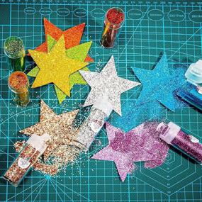 img 4 attached to ✨ Vibrant Multicolor Glitter Shaker Set: Perfect for Art and Craft Projects - 0.35 oz, 60-Pack!