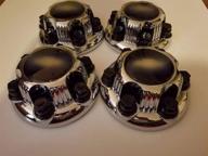 🔧 set of 4 chrome center caps for chevy silverado 6 lug 1500 trucks with 16" and 17" black logo steel wheels logo