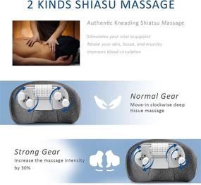 img 3 attached to 🪑 Mcombo Portable Cordless Shiatsu Back Massage Pillow with Heat for Lower Back Pain Relief - Ideal for Office Chair, Car Seat, and Relaxation - Perfect Gift for Women and Men (Model B709)