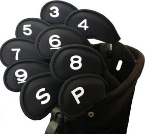 img 2 attached to 🏌️ Enhance Your Golfing Game with the Club Champ Neoprene Headcover Set - Complete Set of 9