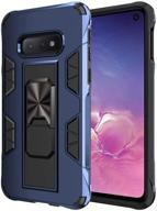 📱 blue military-grade shockproof samsung galaxy note 8 case with kickstand, magnetic car mount, and heavy-duty armor for ultimate phone protection logo