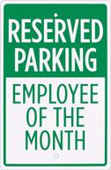 enhance business parking with pre-drilled reserved parking signs logo