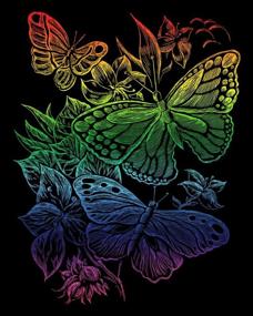 img 2 attached to 🦋 Colorful Butterflies: Royal and Langnickel Rainbow Engraving Art
