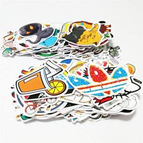 img 3 attached to Sticker Graffiti Motorcycle Skateboard Stickers Scrapbooking & Stamping