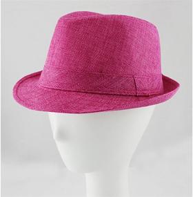 img 2 attached to 🎩 Stylish Solid Color Linen Fedoras for Trendy Boys' Hat Accessories