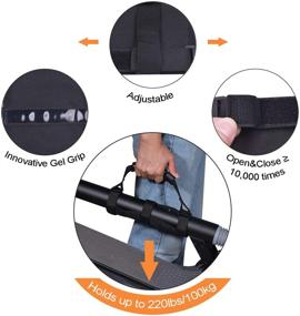 img 2 attached to 🛴 Epessa Hand Carrying Handle Strap for Kick Scooter Electric Scooter Folding Bike - Gel Non-Slip Grip, Compatible with Segway ES1/ES2/ES3/MAX, Mijia M365/M365 Pro