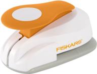 🔴 fiskars x-large lever punch: perfect circle cutting tool for crafting and scrapbooking logo