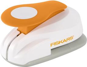 img 2 attached to 🔴 Fiskars X-Large Lever Punch: Perfect Circle Cutting Tool for Crafting and Scrapbooking