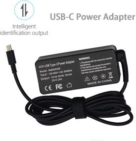 img 1 attached to 💪 Powerful 45W USB-C Laptop Charger for Lenovo Chromebook C340 S340 C330 S330 and More: The Ultimate AC Adapter