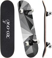 🛹 31-inch complete skateboard for beginners - ko-on skateboard, 7-layer canadian maple deck, tricks skateboard for adults, teens, and kids. логотип