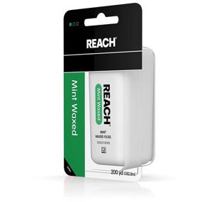 img 3 attached to 🦷 Mint-Fresh Dental Floss by Reach - ADA Accepted for Plaque & Food Removal, Gum & Teeth Care, Refreshing Mint Flavor, 200 yd