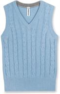 benito benita v neck sweater: stylish boys' clothing with uniform appeal logo