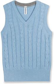 img 4 attached to Benito Benita V Neck Sweater: Stylish Boys' Clothing with Uniform Appeal