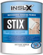 🎨 insl-x sxa11009a-04 stix acrylic waterborne bonding primer: a quart of white excellence логотип