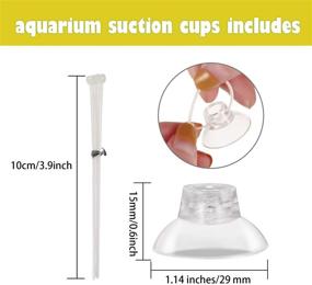 img 3 attached to Enhance Your Aquarium Setup with Boao 16-Piece Fish Tank Suction Cups - Adjustable Cable Ties for Moss, Shrimp Nest, and Dodging Nest Binding