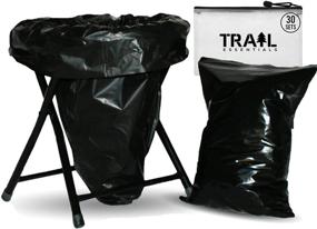 img 4 attached to Portable Toilet Kit with Reclosable Bags: Trail Essentials Carry Out Toilet