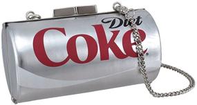 img 4 attached to 👜 Coca-Cola Clutch: Fashionably Licensed Diet Coke Can Evening Bag