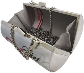 img 1 attached to 👜 Coca-Cola Clutch: Fashionably Licensed Diet Coke Can Evening Bag