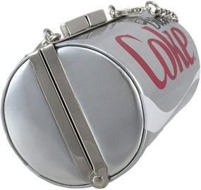 img 3 attached to 👜 Coca-Cola Clutch: Fashionably Licensed Diet Coke Can Evening Bag