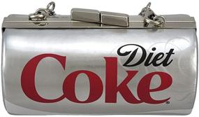 img 2 attached to 👜 Coca-Cola Clutch: Fashionably Licensed Diet Coke Can Evening Bag