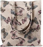 caixia ladies' cotton butterfly tote bags & wallets for women - optimize your shopping experience logo