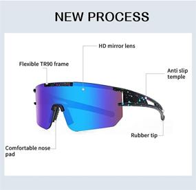 img 2 attached to Polarized Sunglasses Cycling Running Driving Sports & Fitness
