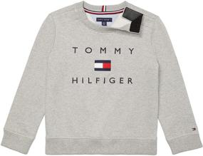 img 3 attached to 🧥 Куртка Tommy Hilfiger Adaptive Adjustable Peacoat PT Одежда для мальчиков: стильная и удобная верхняя одежда для мальчиков