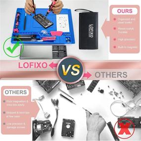 img 1 attached to 🔧 LOFIXO-92 Pink Screwdriver Kit: Perfect PC, Mac & Console Repair Tool Set for PlayStation 4, Laptop, iPhone, Xbox One, Nintendo Controller, Joycon, Watch, Camera & Eyeglass Maintenance