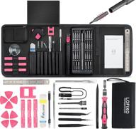 🔧 lofixo-92 pink screwdriver kit: perfect pc, mac & console repair tool set for playstation 4, laptop, iphone, xbox one, nintendo controller, joycon, watch, camera & eyeglass maintenance logo