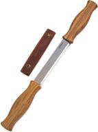 🪓 beavercraft draw knife dk1s-4,3&#34; straight shave knife with leather sheath - wood carving tools for woodworking hand tool logo