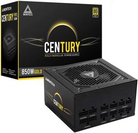 img 4 attached to 💪 High-Performance MONTECH Century 850W 80 Plus Gold Fully Modular Power Supply, Compact ATX Size, FDB Premium Fan, Full Japanese Capacitors and Components