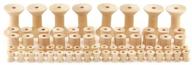 🧵 hygloss arts and crafts wooden spools - splinter free, various sizes, 72 pieces logo