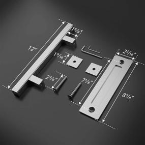 img 1 attached to SMARTSTANDARD SHH0802Раздвижная фурнитура из нержавеющей стали