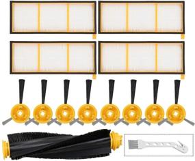 img 4 attached to 🔧 Mochenli Replacement Accessories Kit for Shark ION Robot Vacuum RV700 RV720 RV750 RV750C RV755 Cleaner – 4 Filters, 8 Side Brushes, and 1 Main Brush (Not Compatible with RV700_N, RV720_N, RV750_N)