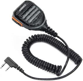 img 4 attached to 🎙️ ABBREE AR-780 Two Way Radio Rainproof Handheld Speaker Mic Microphone for Baofeng UV-5R BF-F8HP UV-5RX3 UV-5R+, UV-5X3, BF-888S, UV-9S, UV-5RTP Ham Radio - Upgrade of BF-S112, Remote Shoulder Mic