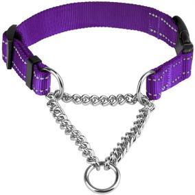 img 1 attached to Повышенная безопасность и обучение с шейным ошейником для собак CollarDirect с отражающими элементами и утяжелителем