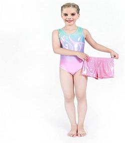 img 3 attached to Aosva Toddler Tumbling Athletic Gymnastics Girls' Clothing and Active