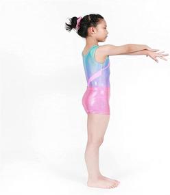 img 1 attached to Aosva Toddler Tumbling Athletic Gymnastics Girls' Clothing and Active