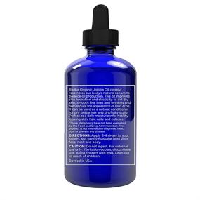 img 2 attached to 🌿 Radha Beauty Organic Jojoba Oil 4 fl oz - 100% Pure Unrefined Cold Pressed Jojoba - Top Carrier Oil for Hair, Skin, Nails Moisturization