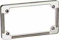 enhance vehicle safety and style with custom dynamics tf04-c license plate frame logo