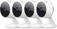 laview security cameras 4pcs: indoor home surveillance with 1080p resolution, wi-fi connectivity, motion detection, two-way audio, night vision, alexa compatibility, and mobile/web access logo