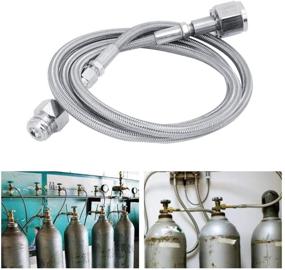 img 3 attached to 1.5m/60-Inch Soda Club Adapter External Hose with CGA320 Connection (TR21-4 G1/2): Top Choice for External Hose Kit