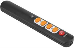 img 2 attached to 📱 Universal Remote Control with Large Buttons, 6-Key Smart Controller for TV STB DVD DVB HiFi VCR (Orange) – Simplified for Better SEO