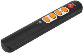 img 3 attached to 📱 Universal Remote Control with Large Buttons, 6-Key Smart Controller for TV STB DVD DVB HiFi VCR (Orange) – Simplified for Better SEO