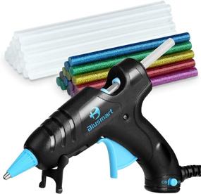 img 4 attached to Upgraded 20W Mini Hot Glue Gun with Fast Heat Up, 20pcs Small Clear Glue Sticks and 10 Colored Sticks - Ideal for Quick Repairs, DIY Projects, and Arts Crafting - Anti-fire, High Temperature