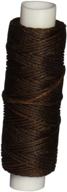 🧵 tandy leather factory 1227-02 brown waxed nylon thread - 25-yard spool logo