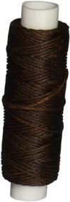 img 1 attached to 🧵 Tandy Leather Factory 1227-02 Brown Waxed Nylon Thread - 25-Yard Spool