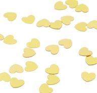 💖 fanci-fetti hearts (gold) party accessory - 1 count, 1 oz/pkg - glam up your celebration! logo