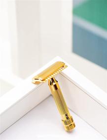 img 2 attached to 🪒 Ultimate Shave: Merkur Classic 2-Piece Gold Plated Double Edge Safety Razor