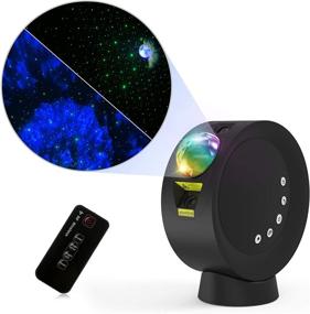 img 3 attached to 🌌 Galaxy Star Projector Night Light with Remote Control, 9 Lighting Modes, Long-lasting Battery, Adjustable Angle, Dimmable Ambience Light for Kids Bedroom Home Decor Party